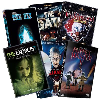 Découvrez nos DVDs référencés sur Horror Collection