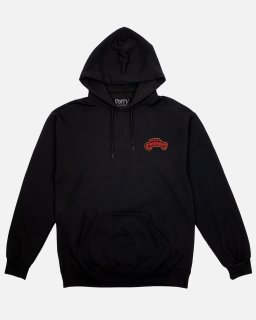 Play Nice Ruined Smiling Critters Black Drawstring Hoodie