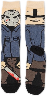 Chaussettes Jason Voorhees Vendredi 13 film d'horreur unisexe, noir, 43
